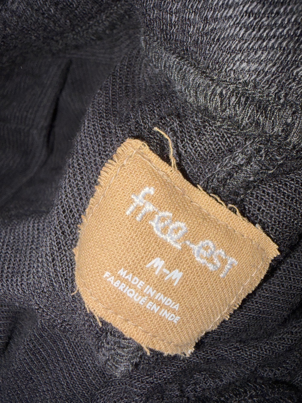 Free People Black Wrap Skirt Wide-Leg Pants - Picture 6 of 8